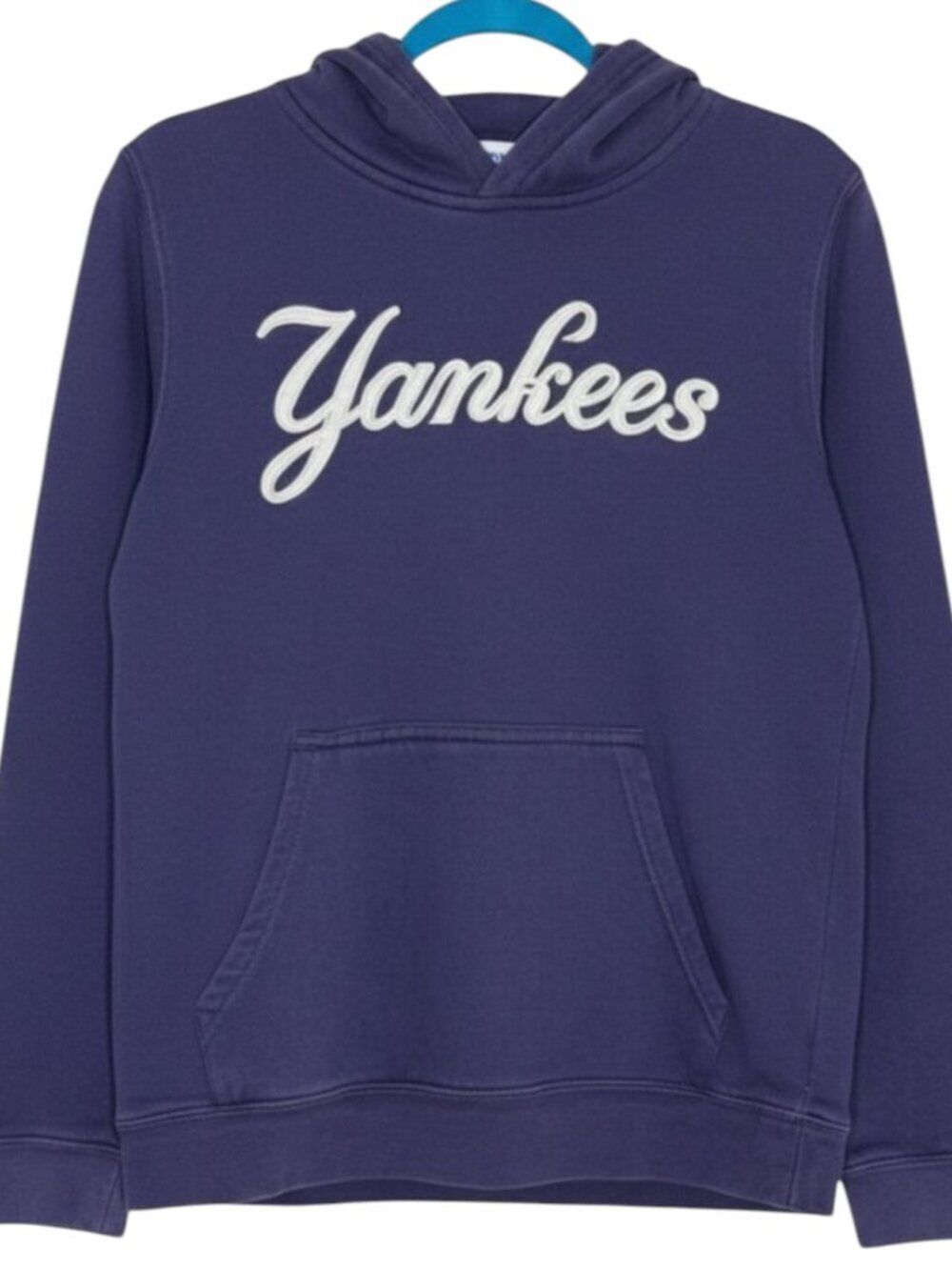 Genuine Merchandise Yankees Hoodie Fleece Sweatshirt Boy Navy Blue 10 12